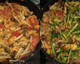 挽き肉と卵とトマトのオイスターソース炒め作り方4写真