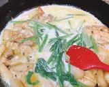 米粉で小カブのクリームパスタ作り方12写真