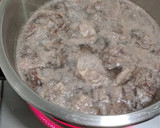 鹿スジ肉のおでん風煮込み【めんつゆ1本】作り方2写真