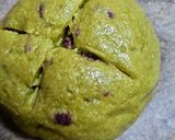 ★オーツブランとアーモンドの抹茶小豆ぱん作り方5写真