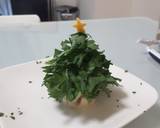 サラダ春菊による簡単クリスマスツリー作り方4写真