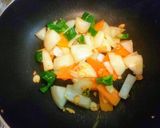 美味い簡単ズボラ飯ニンニクの芽プルコギ丼作り方6写真