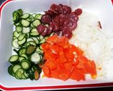 メトレフランセでカボチャとサラミのサラダ作り方6写真