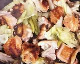 鶏モモとネギの蒸し焼き☆卸しポン酢で作り方6写真