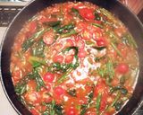 絶品☆ほうれん草のトマトソースパスタ作り方5写真