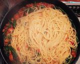 絶品☆ほうれん草のトマトソースパスタ作り方6写真