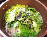 ごま油香る！ロメインレタスの中華風スープ作り方1写真
