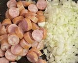 豆腐とソーセージのカレー旨煮作り方1写真