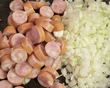 豆腐とソーセージのカレー旨煮作り方1写真