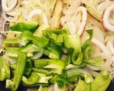 野菜たっぷりイカトマトパスタ作り方4写真