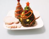 形の綺麗なクリスマスツリー（和食も可）作り方7写真