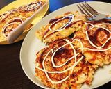 【粉無し】高野豆腐でヘルシーお好み焼き!作り方7写真