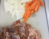 簡単！時短！鳥もも肉と大根の味噌炒め作り方1写真
