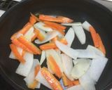 簡単！時短！鳥もも肉と大根の味噌炒め作り方3写真