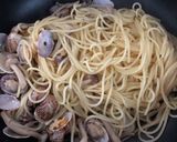 簡単♫和風ボンゴレきのこパスタ作り方6写真