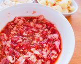 牛肉と根菜の韓国風煮作り方1写真