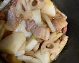 豚バラと根菜炒め作り方3写真