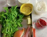 ルッコラのチーズリゾット作り方1写真