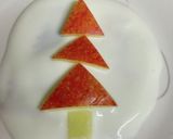 フルーツでパッチワーク＊クリスマスツリー作り方15写真