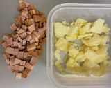 チャーシューの炊き込みご飯作り方1写真