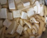 豆腐と揚げの赤だし作り方2写真