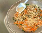 野菜たっぷり♫簡単ビビンバ丼風作り方3写真