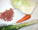 ひき肉と白菜のスープ♪簡単作り方1写真