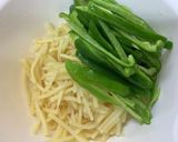 ルースー飯【青椒肉絲の餡かけご飯】作り方2写真