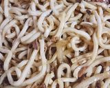 ☆うんまっ！サンマ缶の焼きうどん☆作り方5写真