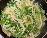 ルースー飯【青椒肉絲の餡かけご飯】作り方5写真