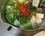 蕪とチキンの和風トマト煮込み作り方6写真