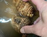 海老芋のソテー、チーズソース作り方1写真
