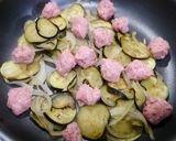 簡単！茄子のトマト煮☆ミニミートボール作り方3写真