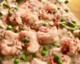 海老と鶏肉のクリーム作り方5写真
