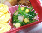 お弁当に！ほうれん草とベーコ～ンマヨ炒め作り方7写真