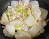 中華風大根そぼろ煮作り方4写真