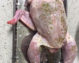 クリスマス用の一羽丸ごと照り焼きチキン作り方3写真