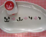 にこにこパンチで可愛いおめめ^^キャラ弁作り方1写真