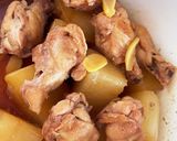大根と骨付き鶏肉の煮付け作り方3写真