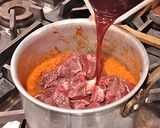 牛スネ肉のじっくり赤ワイン煮こみ作り方11写真