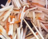 すき焼きのタレで簡単大根のきんぴら作り方5写真