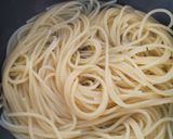 メカジキの海苔パスタ☆バター醤油味作り方6写真