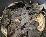 メカジキの海苔パスタ☆バター醤油味作り方7写真