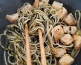 メカジキの海苔パスタ☆バター醤油味作り方9写真