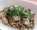 メカジキの海苔パスタ☆バター醤油味作り方10写真