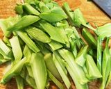 レンコンとブロッコリーの芯のカレー金平作り方1写真