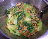 青梗菜の納豆和え♪作り方6写真