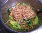 青梗菜の納豆和え♪作り方7写真