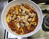 チキンソテー トマトソース煮込み作り方9写真