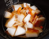 牛肉と大根の炊飯器煮込み☆出稼ぎメシ作り方3写真